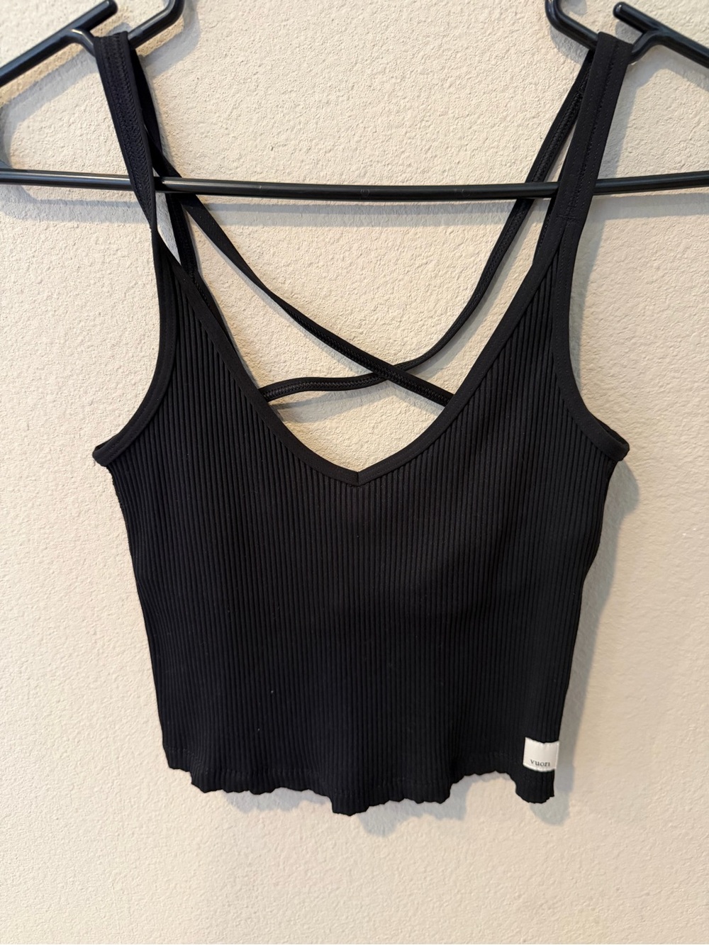 Black Vuori Workout Tank